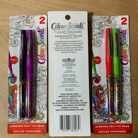 Scentos colour Scents scented Felt Tip Pens - Picture 2 of 2